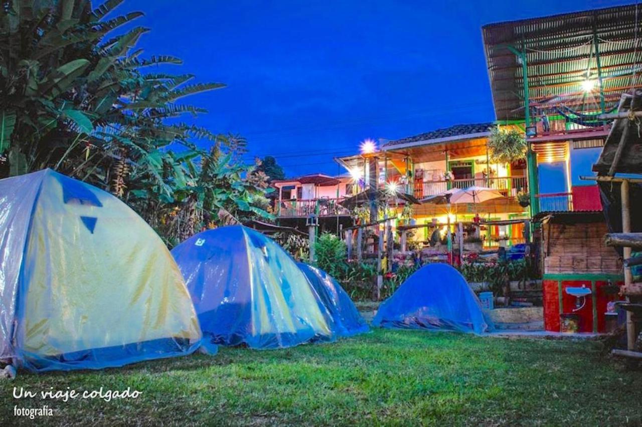 Hostal Estrella De Agua Salento Exterior foto
