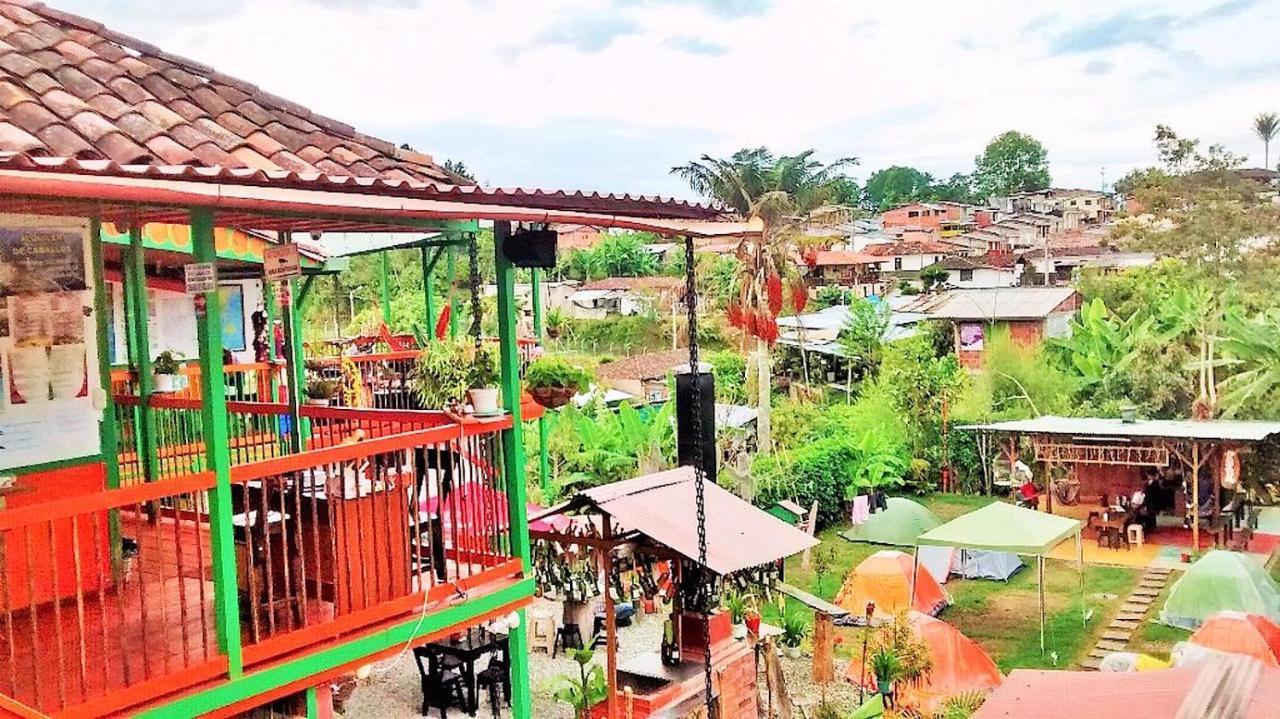 Hostal Estrella De Agua Salento Exterior foto